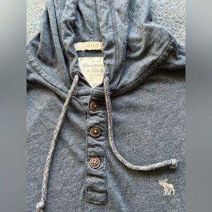 Abercrombie and Fitch Hooded Muscle Henley